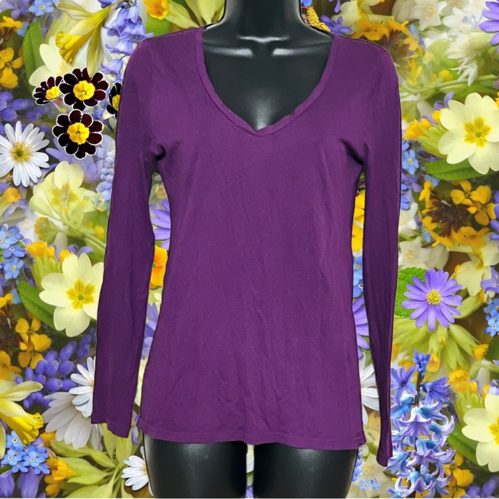 J. Crew Small Long Sleeve Purple Shirt Small